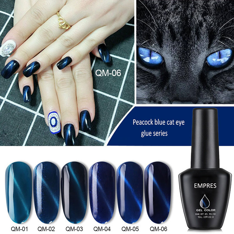 Magic Milky Stars Cat Eye Gwail Gel Poliska